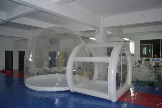Tente de Camping extérieure gonflable géante de 4 m de Long, maison à bulles gonflable à dôme propre et étanche, tente à dôme d'air de bonne qualité pour fête