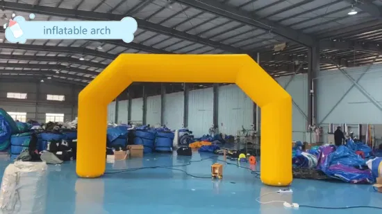 Arche gonflable de 6 m pour événement, arche gonflable avec impression polychrome personnalisée, vente en gros, bon marché, avec ventilateur